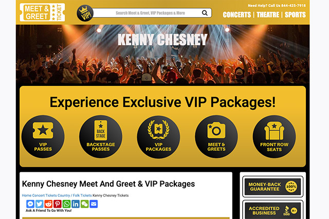 Kenny Chesney Meet and Greet